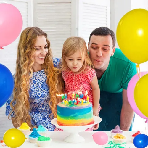 Vista 7 de Kit de arco de guirnalda de globos azules y amarillos – 122 globos azul real, rosa, globos azules y amarillos, guirnalda de globos para cumpleaños
