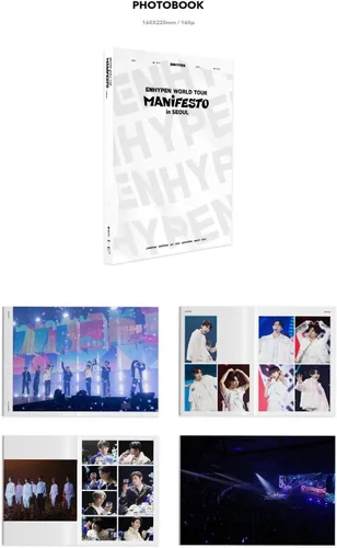 Vista 3 de ENHYPEN - ENHYPEN World Tour [Manifiesto] en Seúl DVD + beneficio de preventa