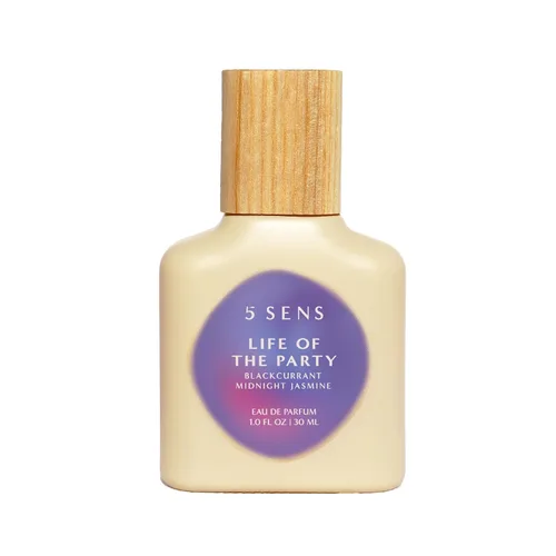 Vista 5 de 5 SENS Life of the Party Eau de Parfum - Espray de viaje (0.3 onzas líquidas), fragancia fina limpia y duradera, floral afrutado con grosella negra