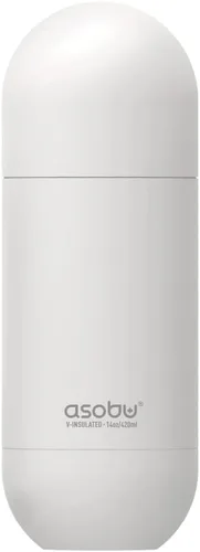 Vista 13 de Asobu Orb - Botella de agua de viaje con aislamiento de doble pared de acero inoxidable, 14 onzas (negro)