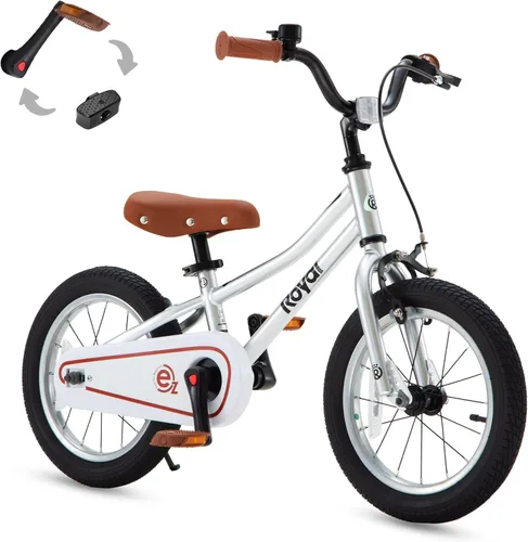 Vista 9 de RoyalBaby - Bicicleta para niños, Terra EZ, bicicleta convertible de equilibrio a pedal, 14, 16 y 18 pulgadas, fácil de aprender a equilibrar