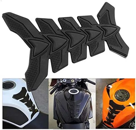 Vista 3 de 1 unids 3D Fibra de Carbono Motocicleta Gel Aceite Gas Tanque de Combustible Almohadilla Adhesivo Protector