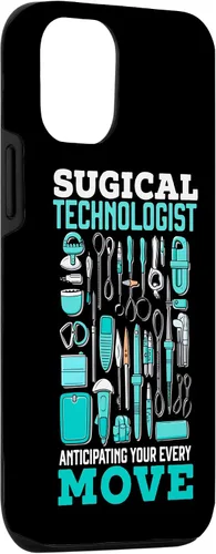 Vista 3 de Funda para iPhone 13 Pro Tecnólogo Quirúrgico Tecnología Quirúrgica Scrub Tech