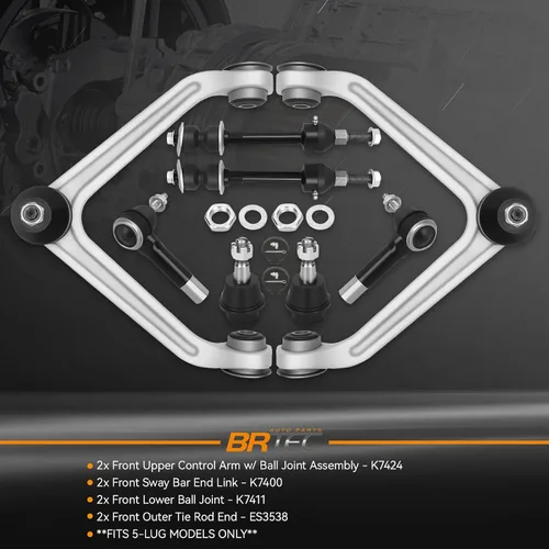 Vista 2 de Kit de brazo de control superior delantero de 5 lengüetas 2WD para Dodge