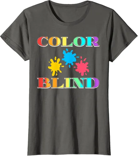 Vista 5 de Color Blind Camiseta Test Funny Glasses Visions