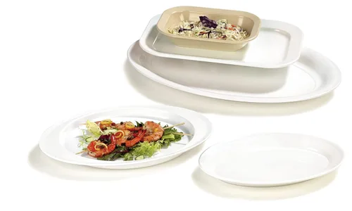 Vista 8 de Carlisle Designer Displayware Collection - Plato de melamina