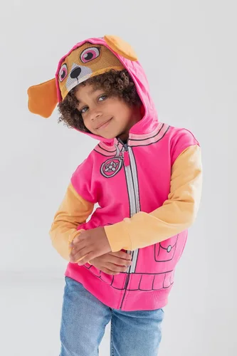 Vista 3 de Paw Patrol Rubble Chase Skye Fleece Zip Up Pullover Hoodie Toddler to Little Kid