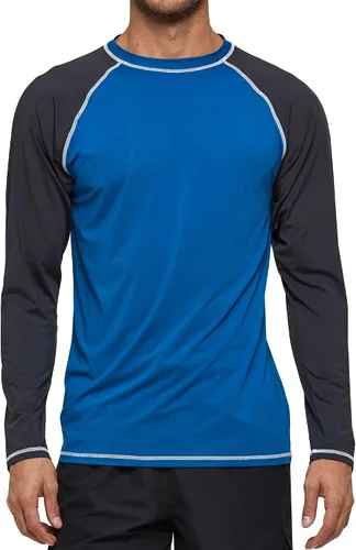 Vista 6 de Arcweg Rash Guard - Camiseta de natación de manga larga para hombre, camiseta de buceo Negro