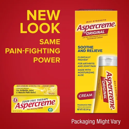 Vista 2 de ASPERCREME - Crema para aliviar el dolor, 5 onzas (paquete de 3)