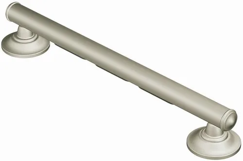 Vista 9 de Moen R8716D1GCH Barra de seguridad para baño de 16 pulgadas con almohadilla de agarre cómoda, cromada