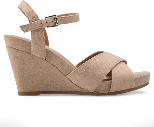 Vista 6 de Aerosoles Sandalia de cuña pastel para mujer