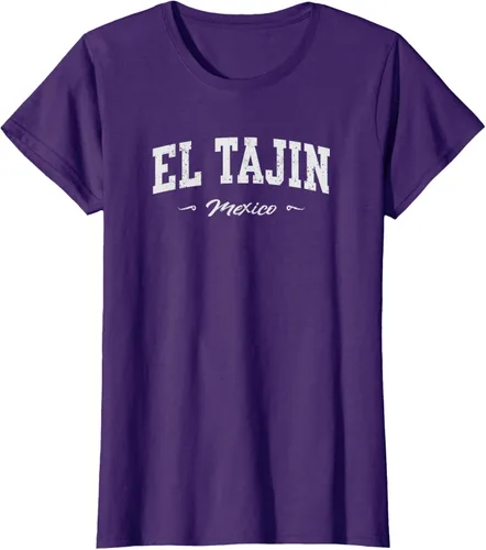 Vista 13 de Camiseta de recuerdo deportivo El Tajin Mexico, Negro