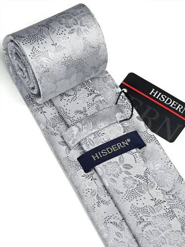 Vista 146 de Corbatas florales tejidas clásicas para hombre, corbata cuadrada de bolsillo, corbatas formales para hombres, boda con pañuelo
