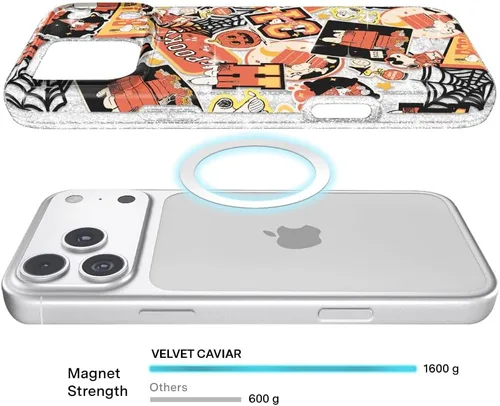 Vista 967 de VELVET CAVIAR Funda para iPhone 15, compatible con MagSafe, probada contra caídas de 10 pies, fundas protectoras de diseño, leopardo color rosa