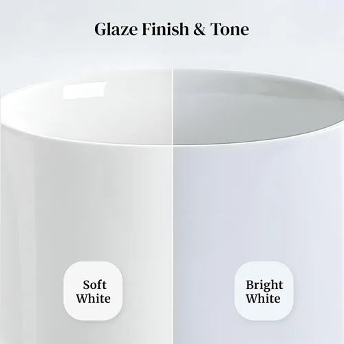 Vista 7 de Cuencos para postre/arroz Dowan de 10 oz, 4 paquetes, color blanco, apilable
