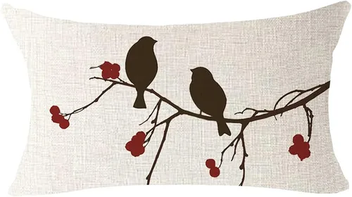 Vista 14 de ITFRO - Juego de 2 bonitas fundas de cojín con diseño de osos de regalo, árbol de pino, bosque, montañas, de lino de algodón, para almohadones Juego