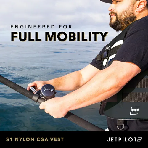 Vista 8 de Jet Pilot S1 - Chaleco de nailon CGA Wakeboard para hombre