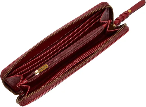 Vista 3 de Fossil Cartera de cuero Tara con cremallera para mujer