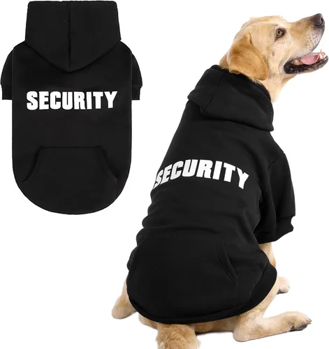 Vista 19 de KOOLTAIL Sudadera básica con capucha para perro, suave y cálida, con agujero para correa y con bolsillo, abrigo de invierno para perros, ropa