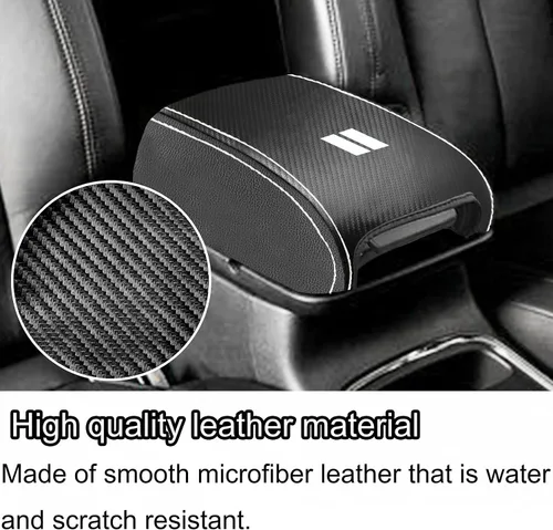 Vista 2 de YOSRTER Accesorios para Dodge Durango 2011-2018 2019 2020 Funda para reposabrazos de consola central, caja interior, decoración de reposabrazos