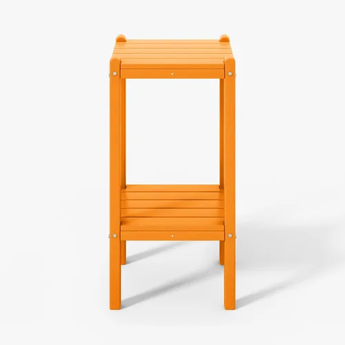 Vista 27 de WestinTrends Malibu - Mesa auxiliar cuadrada para exterior para silla Adirondack, teca