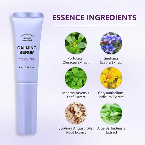 Vista 7 de Crema depilatoria facial para mujeres, kit de cremas depilatorias faciales suaves con raspado, suero calmante, crema removedor de vello corporal