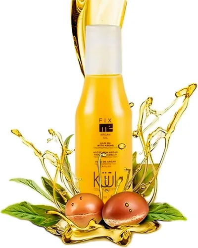 Vista 2 de Fantasy Nails Aceite de argán KÜÜL FIX ME (ACEITE CON ARGÁN) 2.0 fl oz/2.03 fl oz. botella de mostaza, 1 unidad