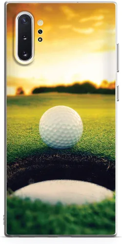 Vista 15 de Inspired Cases - Funda con textura 3D para iPhone Xs Max - Funda protectora de goma para iPhone Xs Max de Apple - Pelota de golf Sunset