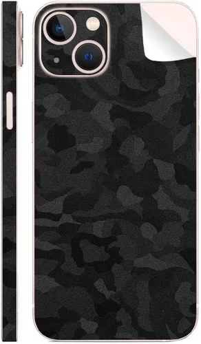Vista 18 de SopiGuard Adhesivo para iPhone 15 Plus 6.7" Full Body Wrap Precision Edge-to-Edge (azul cepillado)