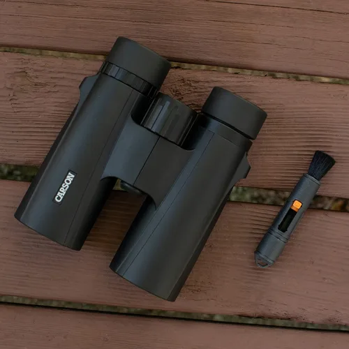 Vista 7 de Carson Limpiador de lentes compacto reutilizable serie C6 con fórmula de limpieza de nano partículas secas con punta redonda de 0.512 in y cepillo