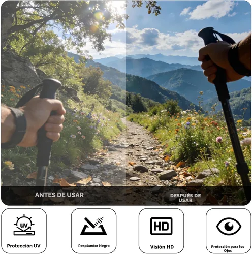 Vista 8 de Gafas inteligentes Bluetooth para hombres y mujeres, gafas AI con música de Lentes transicionales (oscurecerse a la luz del sol)Lentes+Marco negro