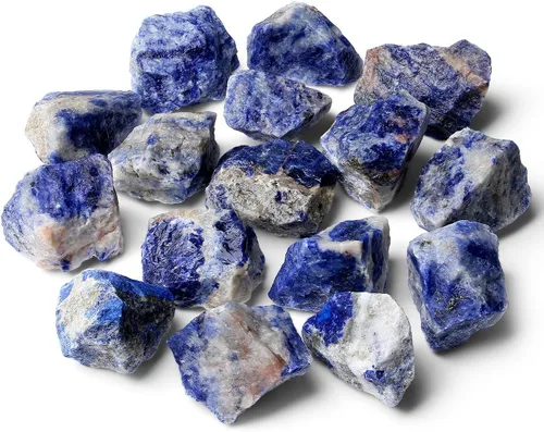 Vista 19 de ZHIYUXI Amatista de 2 pulgadas, cuarzo rosa, cuarzo transparente, fluorita, piedras en bruto, cristales crudos a granel, piedras preciosas naturales