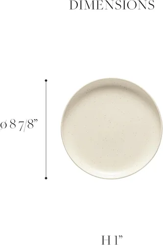 Vista 5 de Casafina Juego de 5 piezas de gres de placa, verde de alcachofa Pacifica, plato de cena, plato de ensalada, cuenco de pasta, cuenco de cereales