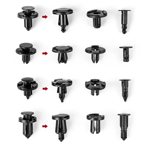 Vista 5 de UNIGT Clips de retención tipo empuje para forro de guardabarros compatibles con Nissan/Infiniti, remplaza 01553-05323, 01553-09321, 01553-09241