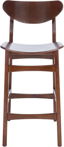 Vista 9 de SAFAVIEH Home Collection Thaxton Mid-Century Farmhouse - Taburete de mostrador negro de 26 pulgadas