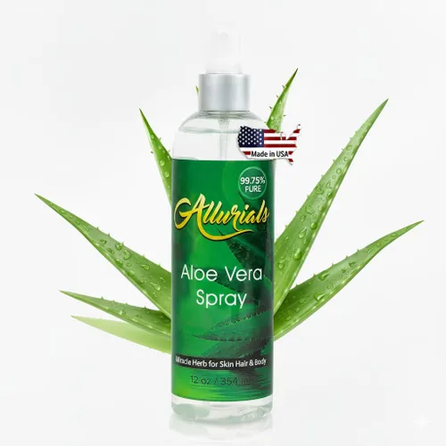 Vista 9 de Allurials Gel de aloe vera 99.75% puro y orgánico, fabricado en Estados Unidos, clínicamente probado y aprobado por dermatólogos, hidrata y cura
