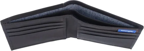 Vista 4 de Wrangler Cartera plegable de cuero para hombre