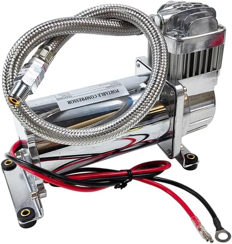 Vista 8 de Sistema de aire a bordo de servicio medio/kit compresor 150 PSI 12V con tanque de bocina de tren/aire de 2,5 galones (9,5 litros)