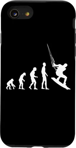 Vista 13 de iPhone 15 Kitesurf Evolution Kitesurfing Kitesurfer Funny Case