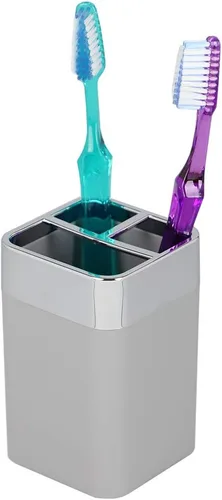 Vista 2 de Home Basics TH35007, Portacepillos de dientes, Gris