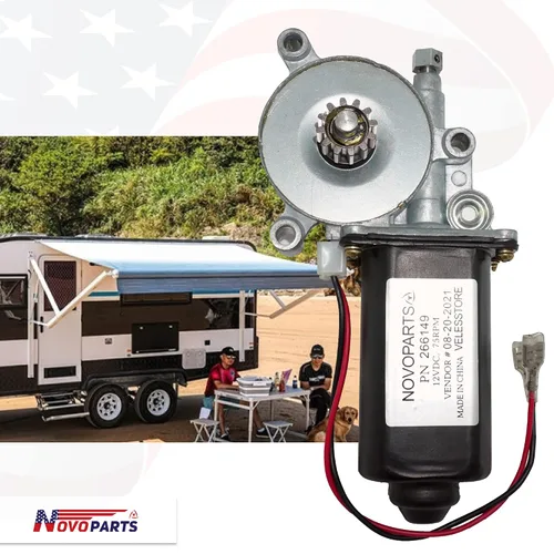 Vista 5 de 266149 RV Motor universal de repuesto para toldo eléctrico de 75 RPM y 12 V