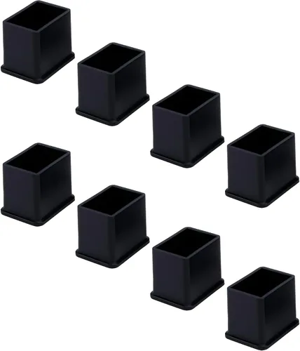 Vista 17 de Mcredy - Tapas para patas de silla, protector de patas de mesa, tamaño interior, 1-1/2 pulgadas x 1-1/2 pulgadas, para patas de muebles cuadradas