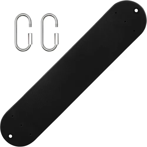 Vista 2 de Asiento de repuesto de asiento de columpio suave de EVA con 2 hebillas de bloqueo, soporta 300 libras, accesorios TreeSwing con ganchos a presión