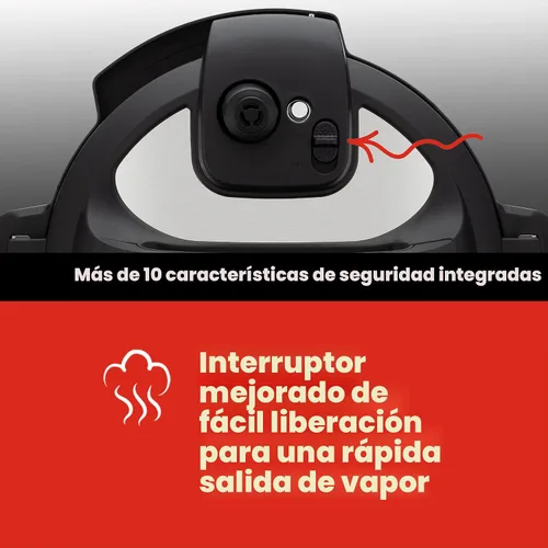 Vista 5 de Instant Pot DUO PLUS Mini 3 cuartos de cocina eléctrica de 9 cuartos de 9 cuartos, cocina lenta, olla de arroz, fabricante de yogurt, olla de huevo
