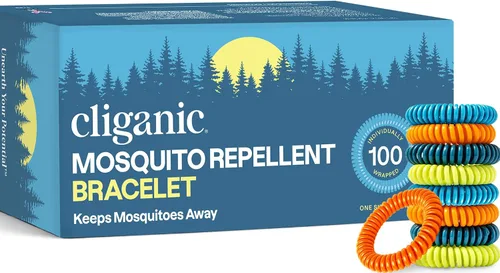 Vista 12 de Repelente Natural de mosquito pulseras 10pk 20pk 50pk, Paquete de 10, Colores Variados