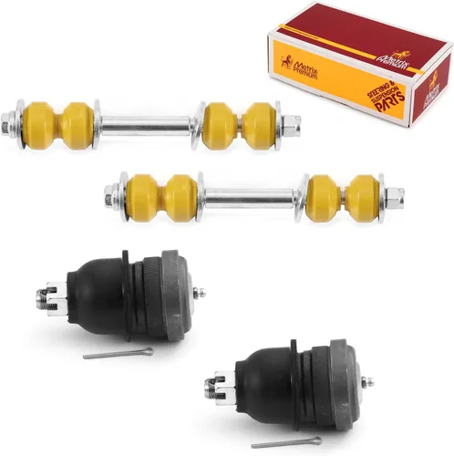 Vista 158 de Metrix Premium Chassis Parts - Juego de 4 piezas de articulación de rótula superior y barra estabilizadora delantera para Ford Ranger RWD 1998-2011