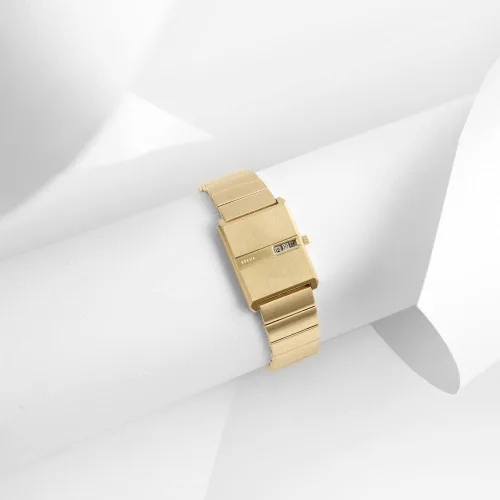 Vista 5 de Breda Reloj de pulsera de oro y metal Pulse para hombre 1024in Oro Movimiento de cuarzo
