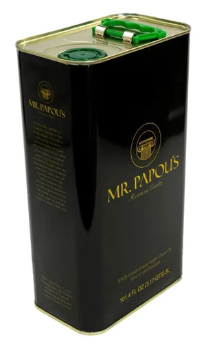 Vista 7 de Mr. Papou's Auténtico aceite de oliva virgen extra griego, rico en polifenoles, primer prensado en frío, propiedad familiar, región única, favorito