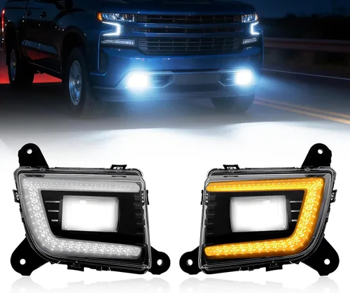 Vista 63 de Shocklight Luces antiniebla LED de repuesto para Dodge Ram 1500 2009-2012, Dodge Ram 2500 3500 2010-2018 Lámparas antiniebla izquierda y derecha