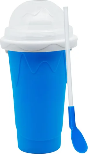 Vista 2 de Taza para Hacer Granizados, Fabricante de Tazas de Granizado, Taza para Jugo de Cola y Leche con Exprimidor, Taza Mágica de Congelación Rápida, Taza